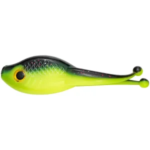 Mr Crappie Scizzor Shad Body Tuxedo Black 10pk