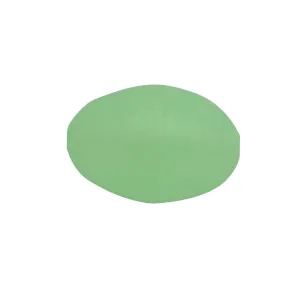 P-Line Egg Shaped Glow Beads 4 x 6 Soft Green Glow