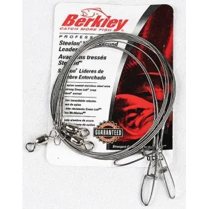 Berkley Wire Leader 12'' 30 lb 3pk Bright