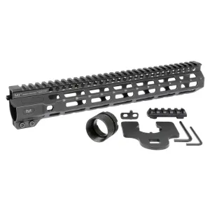 Midwest Industries Combat Rail Free Float Handguard 12.625" M-LOK Black