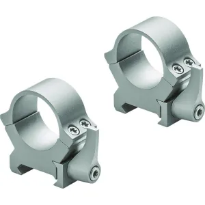 Leupold 2-Piece Precision-Fit QRW2 Weaver-Style Rings 1" Low - Silver