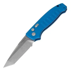 Hogue Ballista I Automatic Folder Knife 3 1/2" Tanto Blade Blue