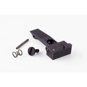 Wilson Combat Rear Sight for Colt 2020 Python/Anaconda Adjustable Serrated Blade Black with Square Notch