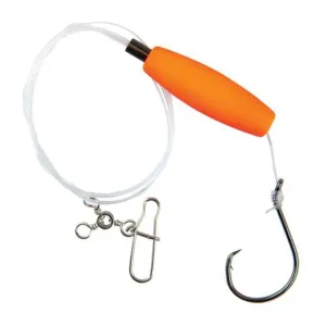 EA Lazer Circle Hook Rig 1.25'' 6/0 Platinum Black