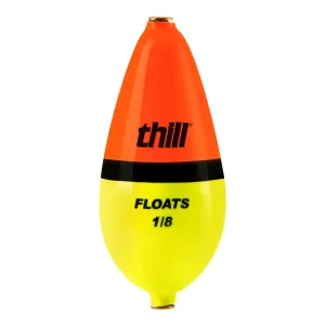 Thill Wobble Bobber Pear 2 1/8'' Org/Blk/Yl 1/8o