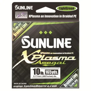 Sunline Xplasma Asegai 10 lb  Light Green  165 yd