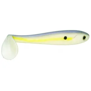 Strike King Shad-A-Licious 5.5'' Chartreuse Shad 5pk