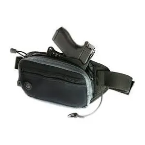 Galco Fastrax Pac Waistpack Subcompact Black and Grey