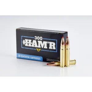 Wilson Combat HAM R Sierra Rifle Ammunition .300 HAM R 135gr HP 2400 fps 20/ct