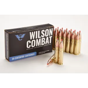 Wilson Combat Rifle Ammunition 300 Blackout | 110gr Hornady V-MAX 2350 FPS 20/ct