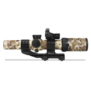 BLEMISHED Burris MTAC Rifle Scope Combo FastFire III & PEPR Mount - 1-4x-24mm illuminated Ballistic AR Reticle Prym 1 Sandstorm