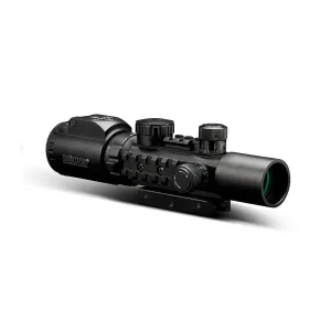KONUSPRO AS34 Rifle Scope - 2-6x28mm 34mm SFP Engraved/Illum Mil-Dot Black Matte