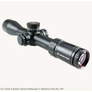 Crimson Trace 5-Series Tactical Riflescope 3-18x50mm MIL/MIL FFP w/MR1-MIL Illum Reticle