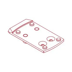 ZRO Delta MODULUS Mounting Plate - SHIELD