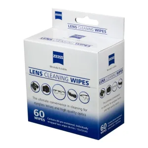 Zeiss Lens Wipes 60/ct