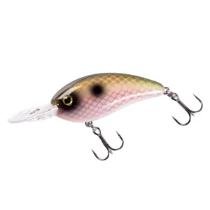 Bomber Fat Free Guppy Crankbait 2-3/8" 3/8 oz Electric Shad