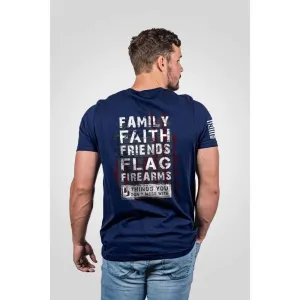 Nine Line 5 Things Short Sleeve Shirt Midnight Navy 2XL
