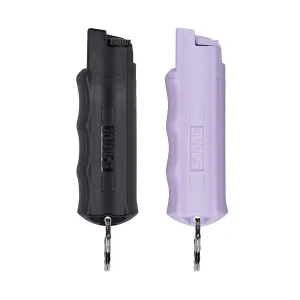 Sabre Red Pepper Spray with Key Ring 2/pk Black & Lavender