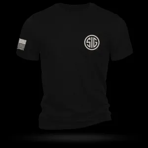 Nine Line Sig Sauer Logo Short Sleeve Shirt Black L