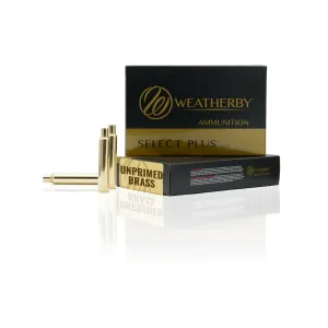 Weatherby Unprimed Brass Rifle Cartridge Cases 28 NOSLER 50/ct