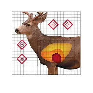 Pro-Shot Mule Deer Sight In Target 25" x 25" 5/ct