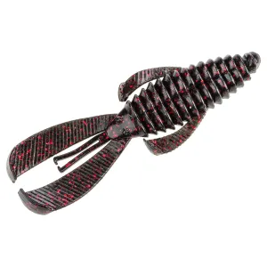 Strike King Rage Magnum Bug 4.5" Soft Bait Black Neon 6pk