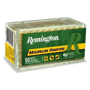 Remington Magnum Rimfire Ammunition .17 HMR 20gr JSP 2375 fps 50/ct