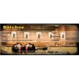 Natchez 75 Dollar Gift Certificate (Will Be Mailed)