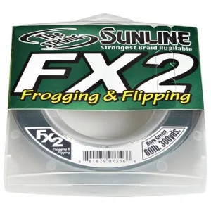 Sunline FX2 Braid 50 lb - Dark Green - 600 yd
