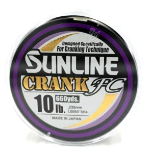 Sunline Crank FC 660 yd  Clear  10 lb
