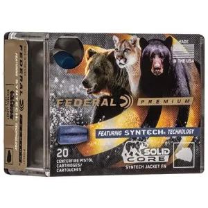 Federal Solid Core Handgun Ammunition .44 Rem Mag 300 gr TSJ 20/ct