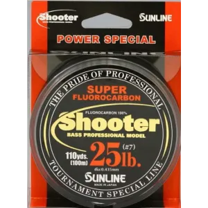 Sunline New Shooter Clear 25 lb - Fluorocarbon - 100m