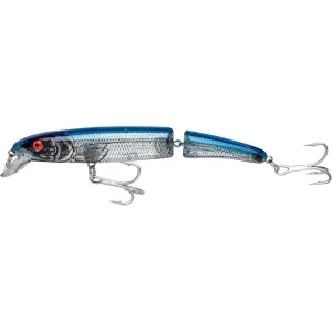 Bomber Jointed Magnum Long A Jerkbait 7" 1-3/4 oz Silver Flash/Blue Bk