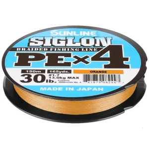 Sunline Siglon PEx4 12 lb Orange 165 yd