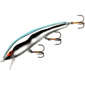 Cotton Cordell Suspending Ripplin' Red-Fin Jerkbait 4-1/2" 3/8 oz Chrome/Blue Back