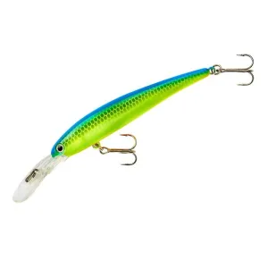 Bandit B-Shad Jerkbait 3-1/2" Chartreuse Blue Back