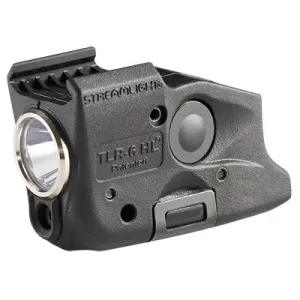 Streamlight TLR-6 HL Weapon Light with Red Laser for Glock Black