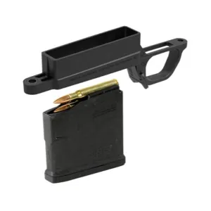 Magpul Bolt Action Magazine Well Standard for Hunter 700L Stock  Includes (1) PMAG 5 AC L Standard  Black MAG489BLK