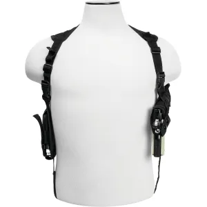 VISM by NcSTAR AMBI HORIZONTAL SHOULDER HOLSTER/DOUBLE MAG HOLDER/BLACK