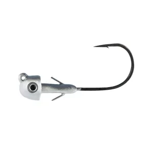 Fish Head V-Lock Swimbait Head Lure 1/4 oz Albino 3/ct
