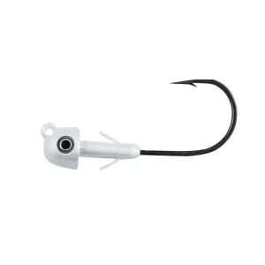 Fish Head V-Lock Swimbait Head Lure 1/2 oz Pearl White 2/ct