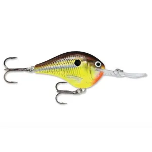 Rapala Dives-To 6 Crankbait 2" 3/8 oz Hot Mustard