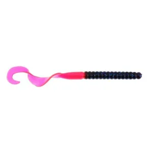 Berkley PB Power Worm 7'' Blue Fleck Firetail 13pk