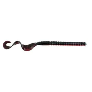 Berkley PB Power Worm 7'' Red Shad Green Glitter 13pk