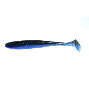 Keitech Easy Shiner 4'' Black Blue 7pk