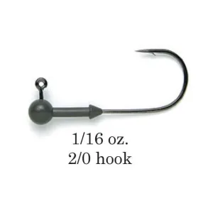 Keitech Tungsten Super Round Jig Head 1/16 oz 2/0 4pk