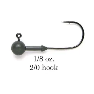 Keitech Tungsten Super Round Jig Head 1/8 oz 2/0 3pk