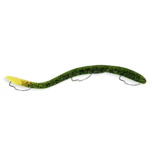 IKE-CON 6 1/4'' Weedless Candy Watermelon/FC Tail