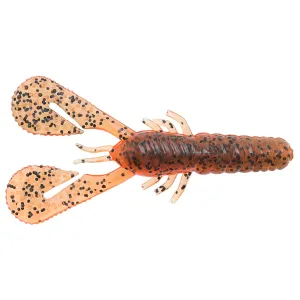 Z Man Turbo Crawz 4'' Green Pumpkin/Orange 6pk