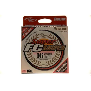 Sunline Super FC Sniper 16 lb - Clear - 200 yds